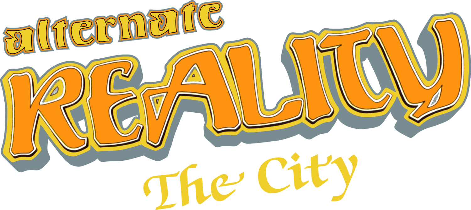 Alternate Reality the City logo for Commodore 64